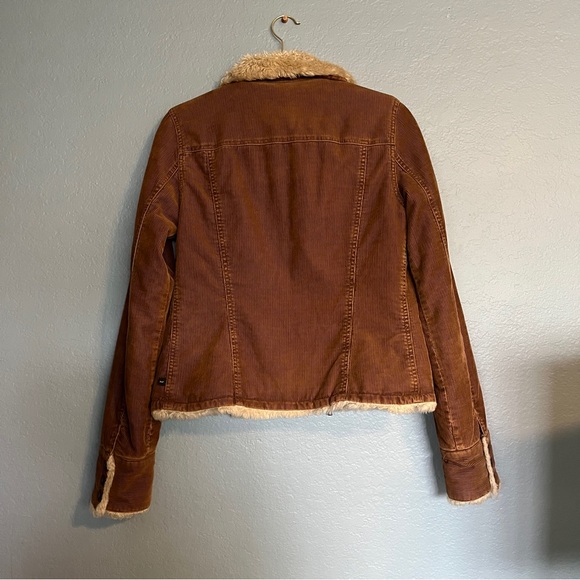 Abercrombie & Fitch Brown Sherpa Corduroy Jacket - Picture 4 of 4